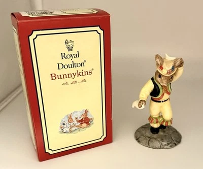 Royal Doulton Morris Dancer Bunnykins DB204 EXCLUSIVE SIGNED BY MICHAEL DOULTON - Image 1 of 4