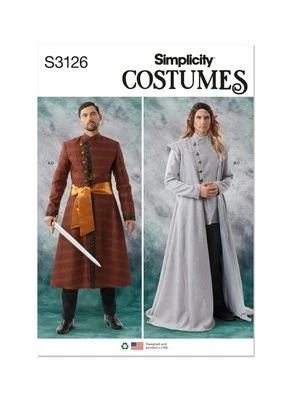 Simplicity Men's Costumes: Find the Perfect Sewing Pattern S3126 - Image 1 of 4