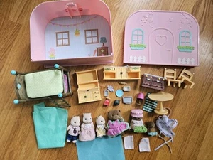 Lote Hámsters Osos Figuras Muebles Accesorios Callico Critters Lil Woodzees - Imagen 1 de 11