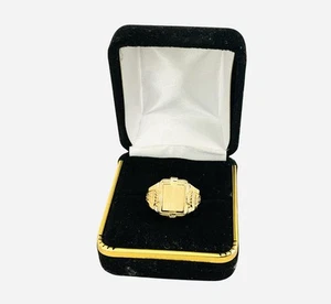 14k Gold Signet Pinky Ring Size7.5 - Picture 1 of 6