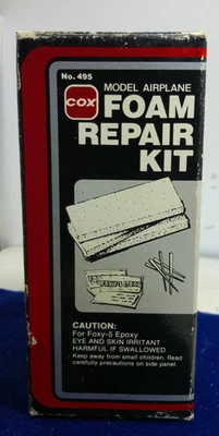 Kit de reparación de espuma de avión modelo Cox Hobbies #495 - caja nueva/abierta Foto 1 de 4