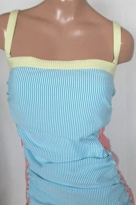 Costume da bagno donna LANDS END turchese/rosso/ananas fascia fascia tankini top 10 - Foto 1 di 13