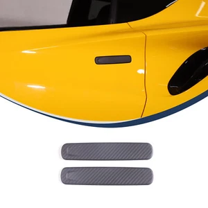 Cubierta de manija de puerta exterior de fibra de carbono real mate para Lotus EMIRA 2021-25 - Imagen 1 de 15
