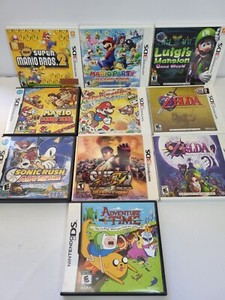 Nintendo DS & 3DS Empty Game Case Lot of 10