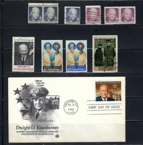 ''DWIGHT DAVID EISENHOWER''. COVER U.S. - PHILIPINES.- FUJEIRA - Picture 1 of 1