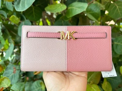 MICHAEL KORS JET SET REED БОЛЬШОЙ КЛАПАН СКЛАДНОГО SNAP БУМАЖНИК - Изображение 1 из 4