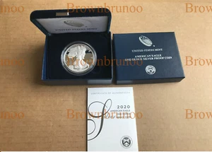 2020 S American Eagle One Ounce SILVER PROOF Coin San Francisco 1oz Box COA 20EM - Picture 1 of 12