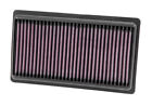 Fits 2014-2018 Infiniti Q50 K & N Filters Air Filter 33-5014 Washable; Red