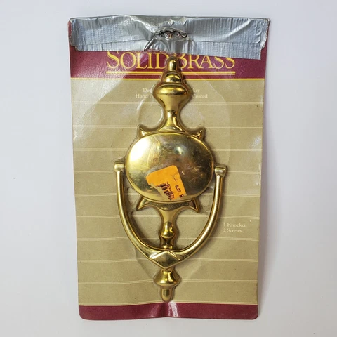 Brass Door Knocker Belwith International Copyright 1988 Taiwan Cover