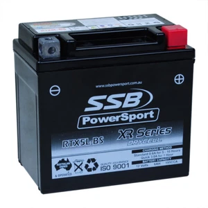 SSB Battery Yamaha TTR230 WR250 WR450F XG250 XT225 XT250 AG200 YTZ7S YTX5L-BS - Picture 1 of 6