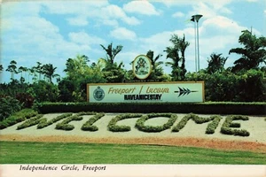 Postal Círculo de la Independencia, Freeport, Gran Bahama de colección - Imagen 1 de 2