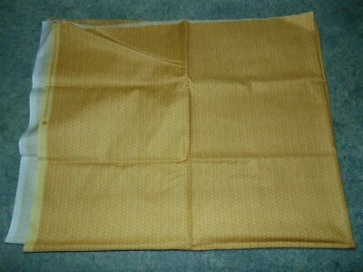 Fabric Remnant Pineberry  Country Essentials Connecting Threads Gold Basketweave - Image 1 of 2