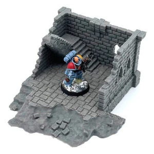 Ulvheim Fantasía Medieval Edificio Ruina Casa Destruida 28mm Terreno Paisaje Segunda Guerra Mundial - Imagen 1 de 3
