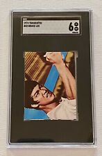 1974 Yamakatsu Enter The Dragon #42 Bruce Lee Card  Near Mint  EX NM Grade SGC 6