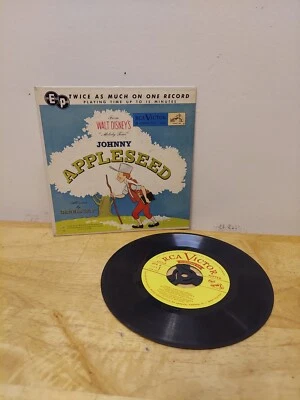 Walt Disney's Johnny Appleseed 45rpm EP 1949 Classic Record Foto 1 de 4