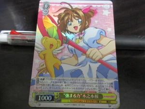Weiss Schwarz card CCS/W113-015S SR Sakura Kinomoto Cardcaptor Sakura - Picture 1 of 2