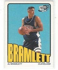 1999 PRESS PASS SE BASKETBALL OLD SCHOOL A.J. BRAMLETT #28 - ARIZONA