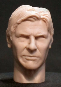 V-157 HARRISON FORD SCULTURA TESTA PERSONALIZZATA RESINA NON VERNICIATA scala 1/6. - Foto 1 di 3