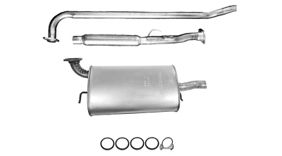 Fits: 1997 1998 2000 2001 Toyota Camry 3.0L V6  Resonator and Muffler - Image 1 of 2