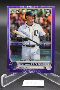 2022 Topps Chrome Update Series - Rookie Debut Spencer Torkelson #USC157 Purple - Picture 1 of 2