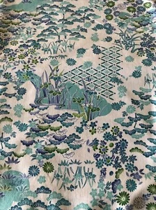 Asian Design Fabric~Unbranded~Cotton~1 Yard & 30 Inches Piece - Picture 1 of 3