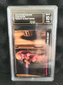 2010 Star Wars Clone Wars Rise of the Bounty Hunters Card #39 GMA 10 Gem Mint - Bild 1 von 2