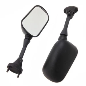 Espejos retrovisores de motocicleta para Kawasaki Ninja ZX6R/ZX636 2005-2008 ZX10R 2004-2010 negros - Imagen 1 de 5