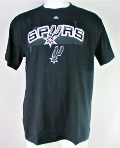 San Antonio Spurs NBA Majestic Men's Plus Size Black Short Sleeve Shirt - Picture 1 of 5