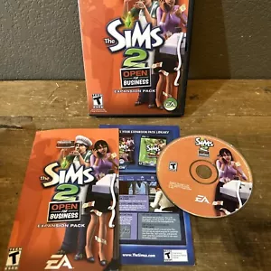Sims 2 Open for Business PC 2006 Expansion Pack Installation Code Pamphlet - Picture 1 of 2
