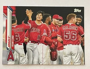 Tarjeta de béisbol Topps 2020 Los Angeles Angels #19 Team Card Ohtani - Imagen 1 de 2