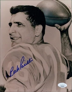 Babe Parilli signiert 8x10 Hochglanzfoto JSA authentifiziert - Bild 1 von 2