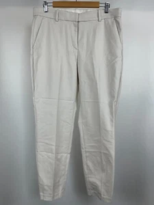 H&M Slacks Pants Women's Sz 14 Light Beige Slash Pocket Zipper Closure - Picture 1 of 10