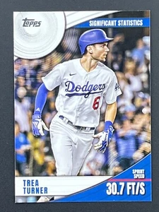 TREA TURNER 2022 Topps Series 2 Significant Stats Insert SS-16 Dodgers - Picture 1 of 2