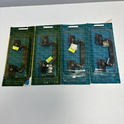 4 NOS Vintage Años 70 Amerock Pioneer T-200 Plata Antigua Tirador 3" Foto 1 de 4