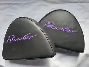 Purple Plymouth / Chrysler Prowler Set Headrest Pad Inserts Logo - Picture 1 of 6