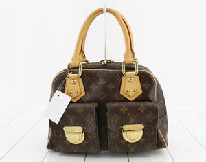 LOUIS VUITTON Monogram Manhattan PM (MSRP $1680) **EBAY LIVE - Foto 1 di 16