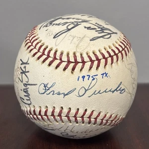 1975 Team signiert offizieller Texas Rangers Baseball Vintage MLB - Bild 1 von 5