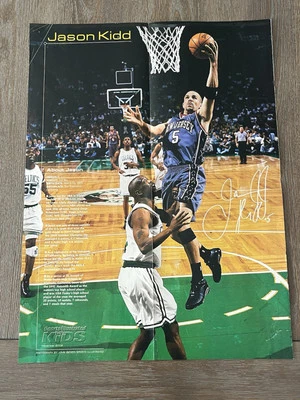 Jason Kidd Sports иллюстрированный для детей плакат винтажный ноябрь 2002 - Изображение 1 из 4