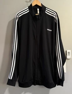 Adidas Originals Track Jacket Recycled Poly Zip Up Mock Neck Athletic Lounge 3XL - Picture 1 of 7