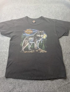 Camisa Harley-Davidson De Colección Para Hombre Grande Wolf Moon Ciudad del Cabo Sudáfrica 00s - Imagen 1 de 8