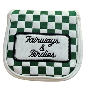 Putter Forest Green Cover Golf Club Covers Mallet Putter Cover Magnetic Malle... - Picture 1 of 7
