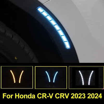 2 luces de circulación diurna luces de señalización laterales de rueda para Honda CR-V CRV 2023 2024 Foto 1 de 4