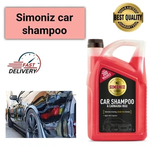 Champú profesional para lavado de autos Simoniz 5L con 300+ lavados de alta espuma y brillo - Imagen 1 de 6