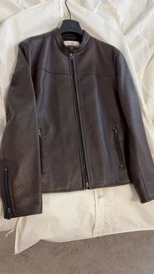 Chaqueta Coach de cuero completa talla pequeña Foto 1 de 4