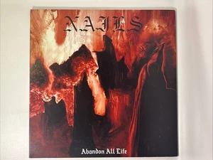 Nails - Abandon All Life 2015 12” Vinyl Record 78 RPM Power Violence Hardcore - Foto 1 di 10