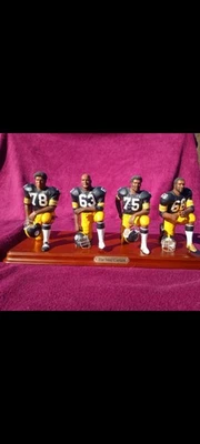Estatuilla rara autografiada cortina de acero Pittsburgh Steelers Danbury como nueva Foto 1 de 4
