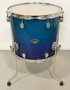 PDP by DW LX Maple 16" x 14" FLOOR TOM DRUM, "Regal-Royal" Fade (Blue/Mexico) - Bild 1 von 10