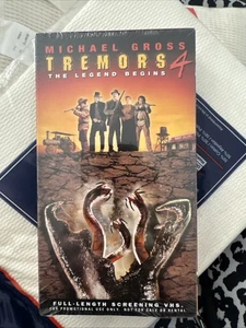 Tremors 4 The Legend Begins Sealed VHS Promo Screener 2003 Rare - Picture 1 of 3