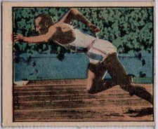 Jesse Owens, Parade of Champions, 1951 Berks Ross card No. 3-18