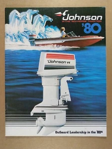 1980 Johnson Outboard Motors Full-Line Brochure Catalog Original-Vintage - Picture 1 of 4